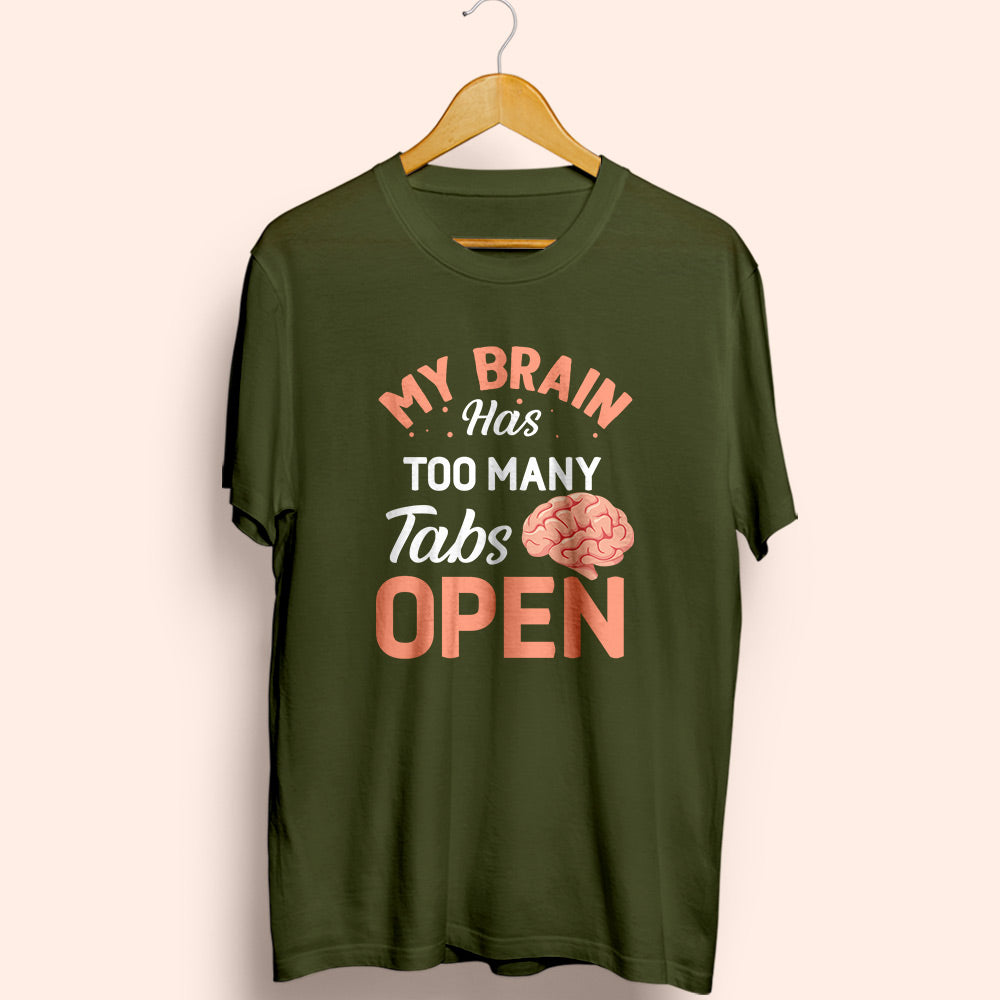 Too Many Tabs Half Sleeve T-Shirt - Soul & Peace