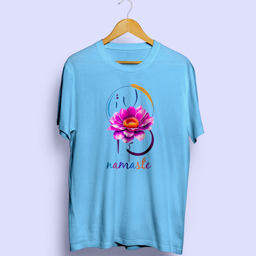 Namaste Half Sleeve T-Shirt - Soul & Peace
