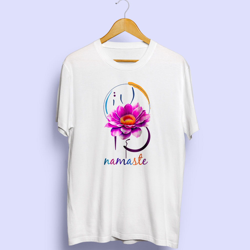 Namaste Half Sleeve T-Shirt - Soul & Peace
