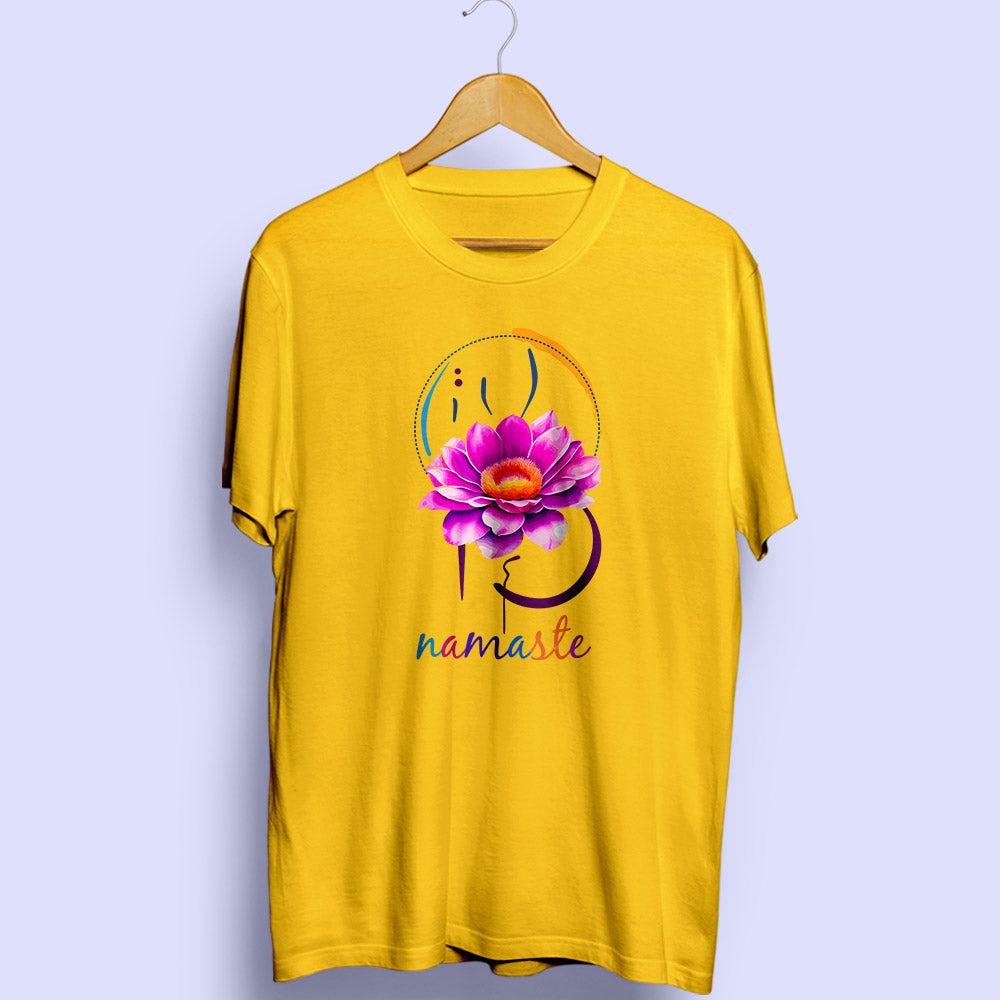 Namaste Half Sleeve T-Shirt - Soul & Peace