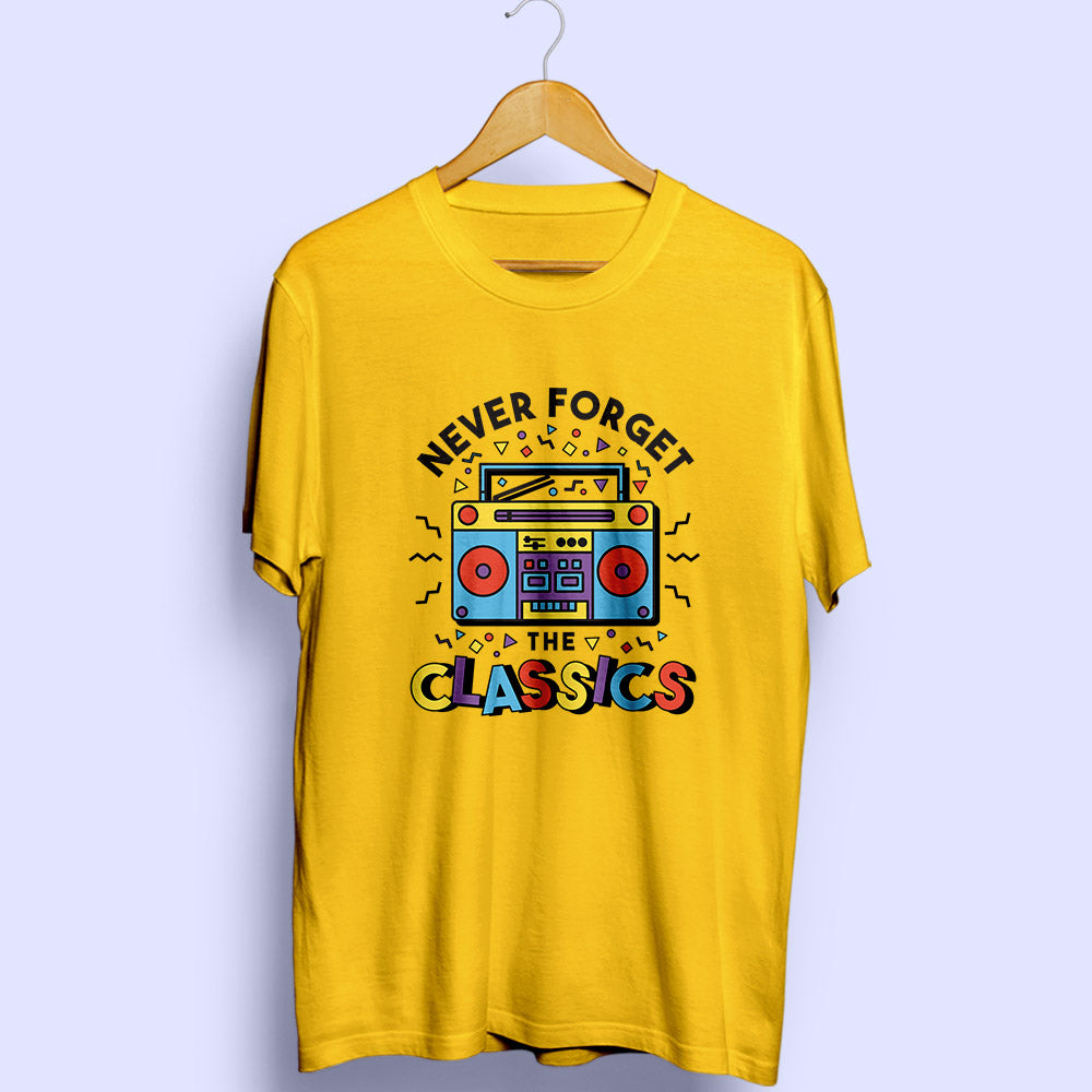 Never Forget The Classics Half Sleeve T-Shirt