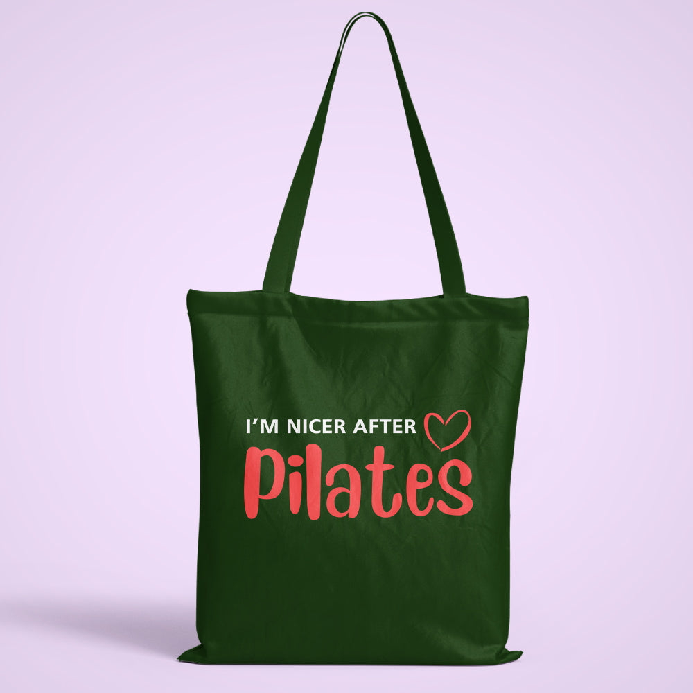 Nicer After Pilates Tote Bag