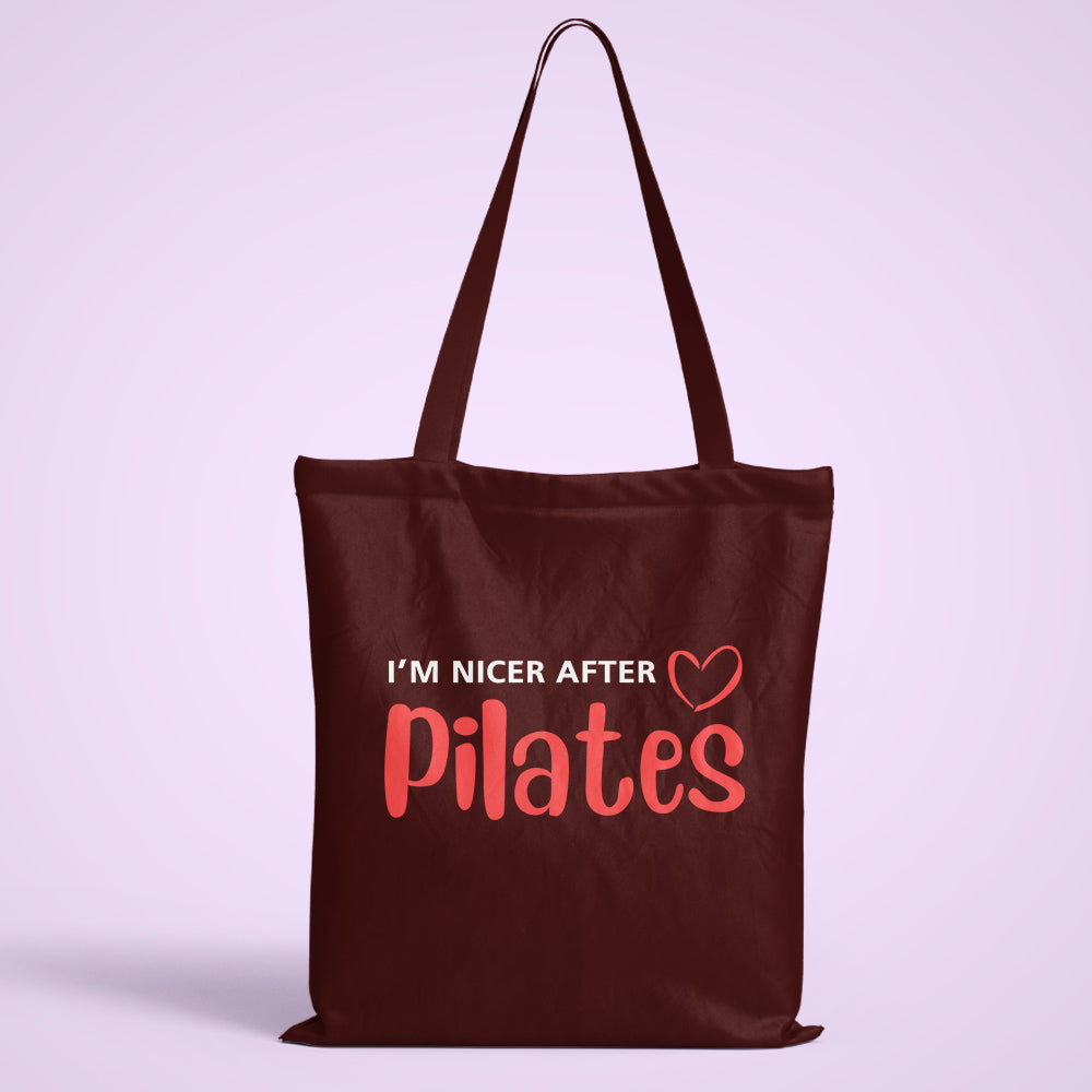 Nicer After Pilates Tote Bag