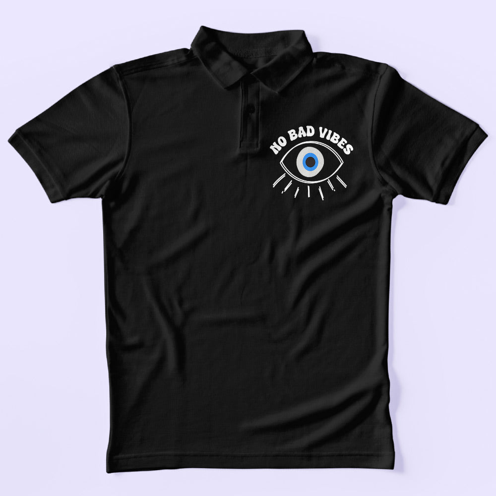 No Bad Vibes Polo T-Shirt