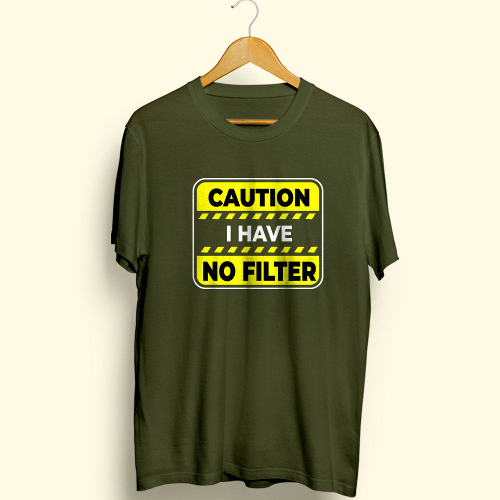 No Filter Half Sleeve T-Shirt - Soul & Peace