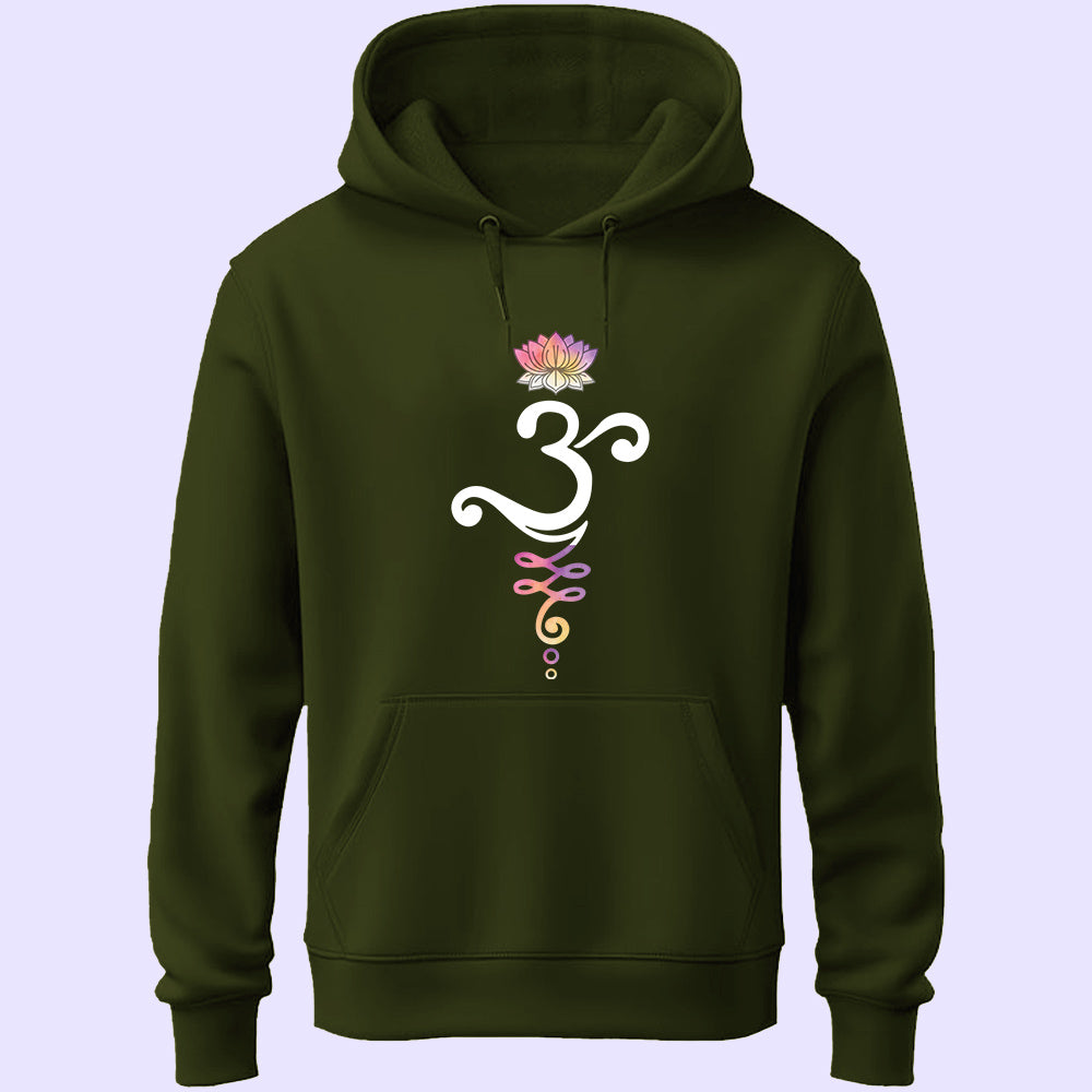 Om Lotus Unisex Hoodie