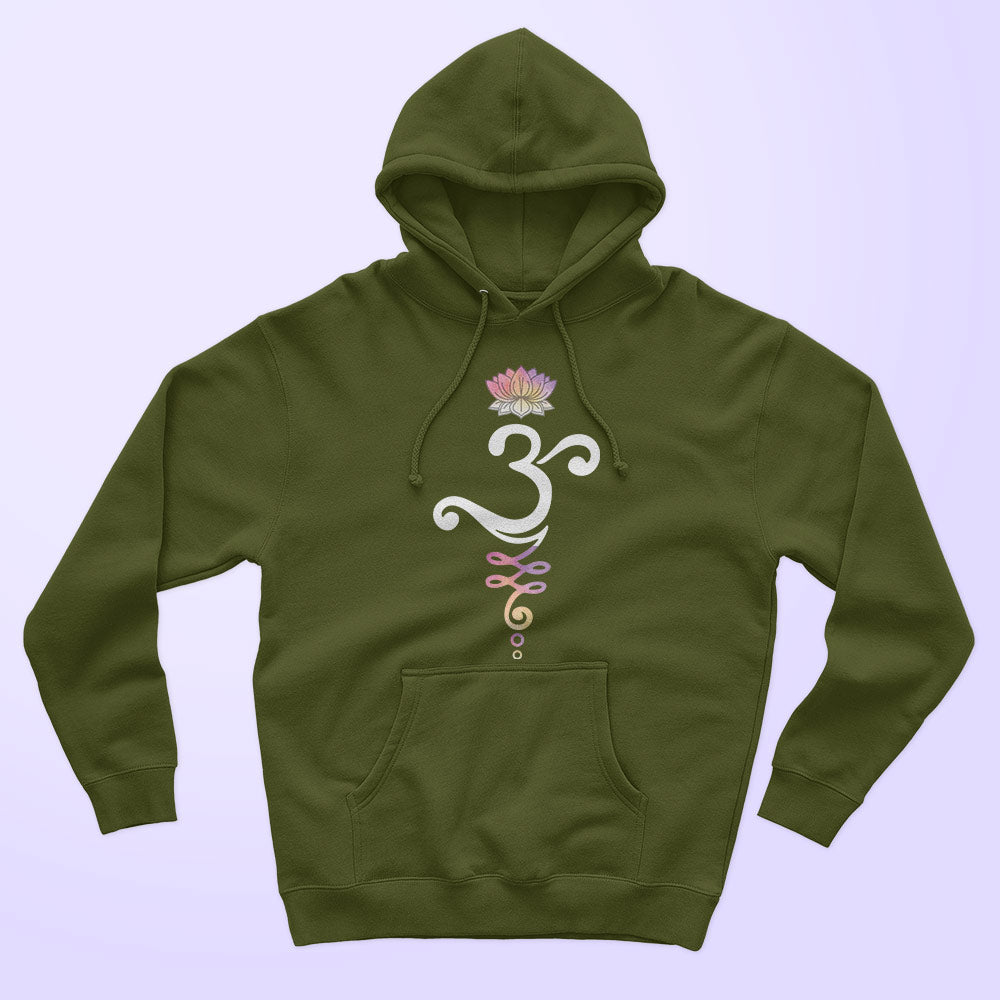 Om Lotus Unisex Hoodie