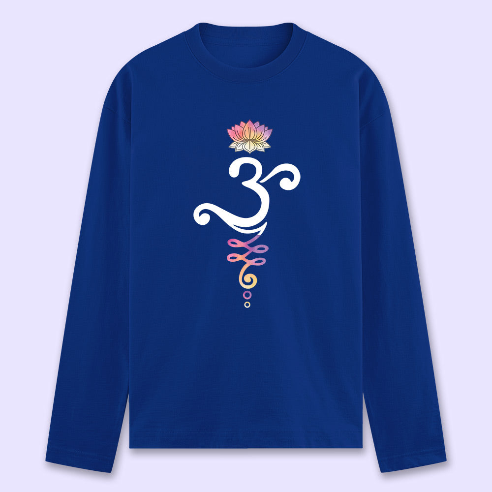 Om Lotus Full Sleeve T-shirt