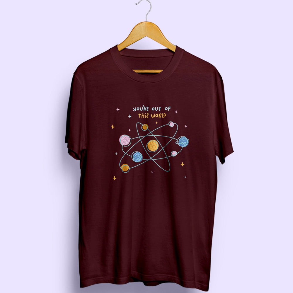Out Of This World Half Sleeve T-Shirt - Soul & Peace