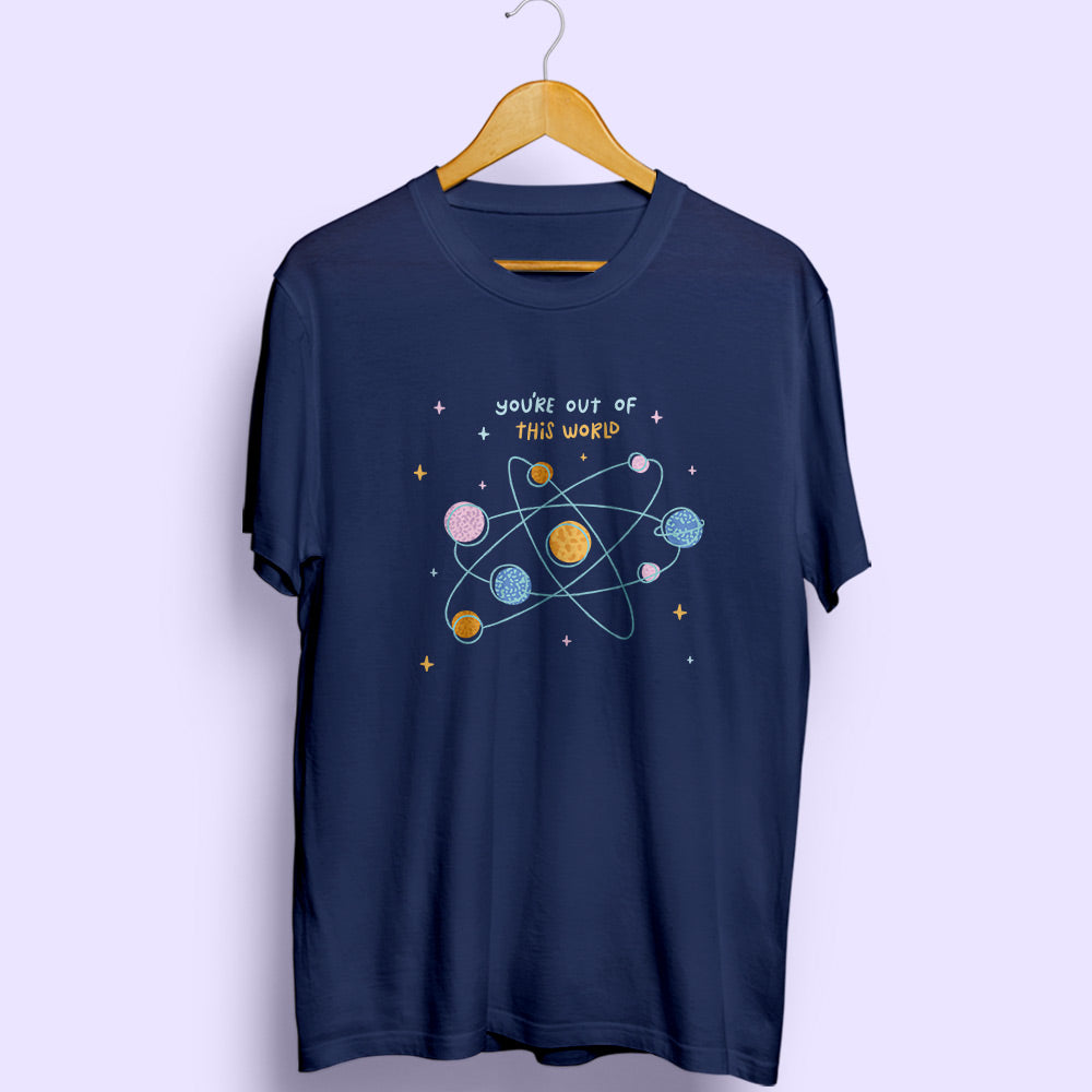 Out Of This World Half Sleeve T-Shirt - Soul & Peace