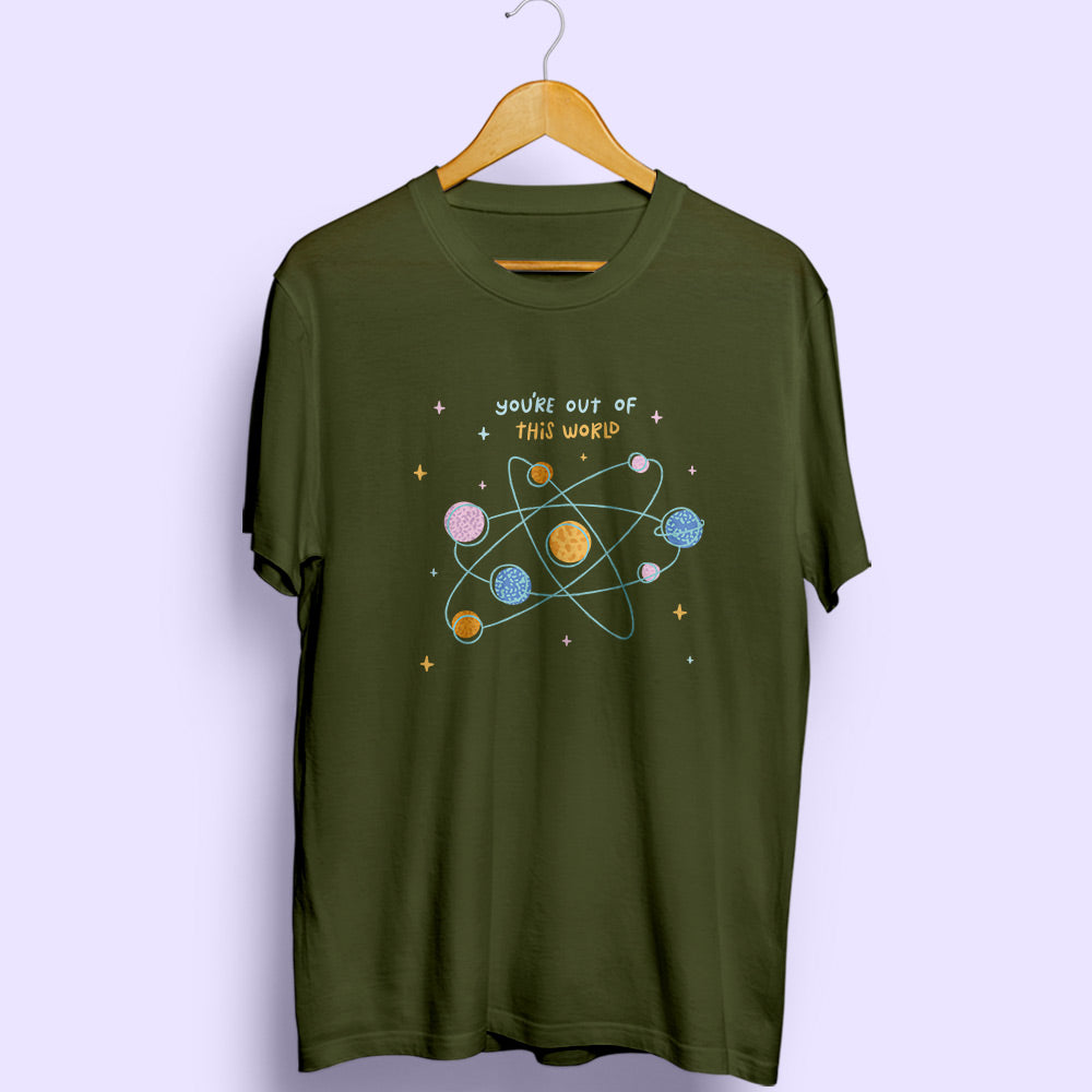 Out Of This World Half Sleeve T-Shirt - Soul & Peace