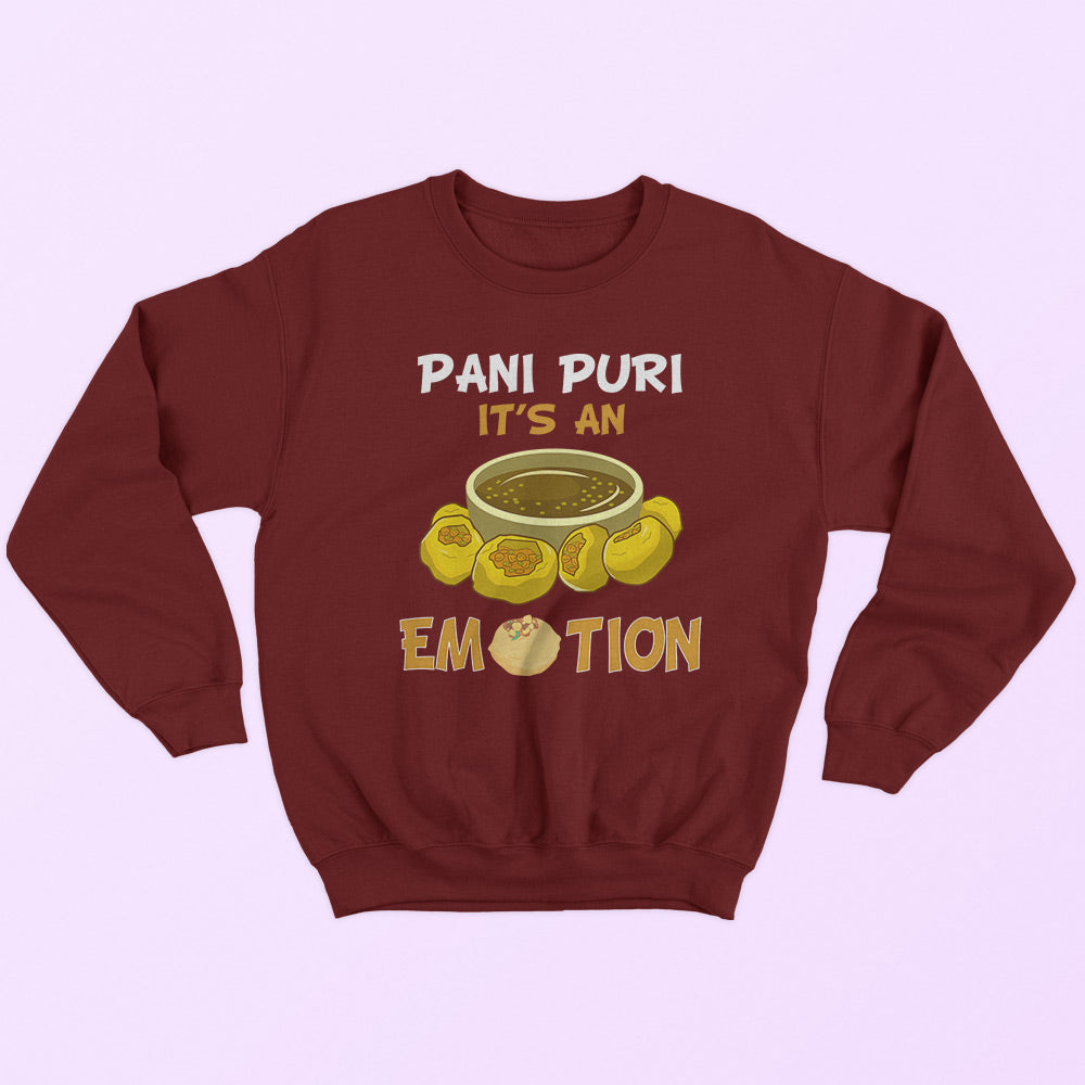 Pani Puri Emotion Sweatshirt - Soul & Peace