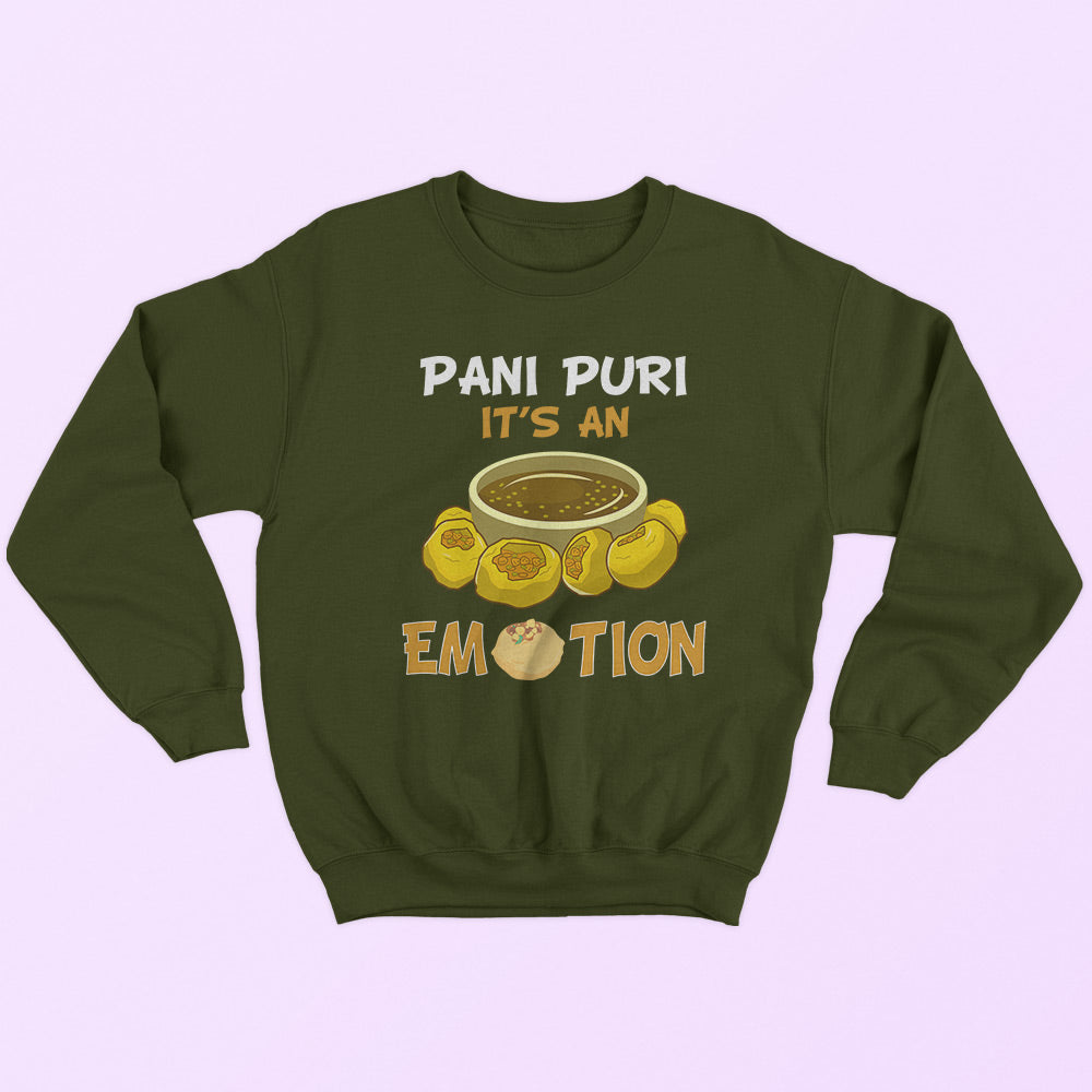 Pani Puri Emotion Sweatshirt - Soul & Peace