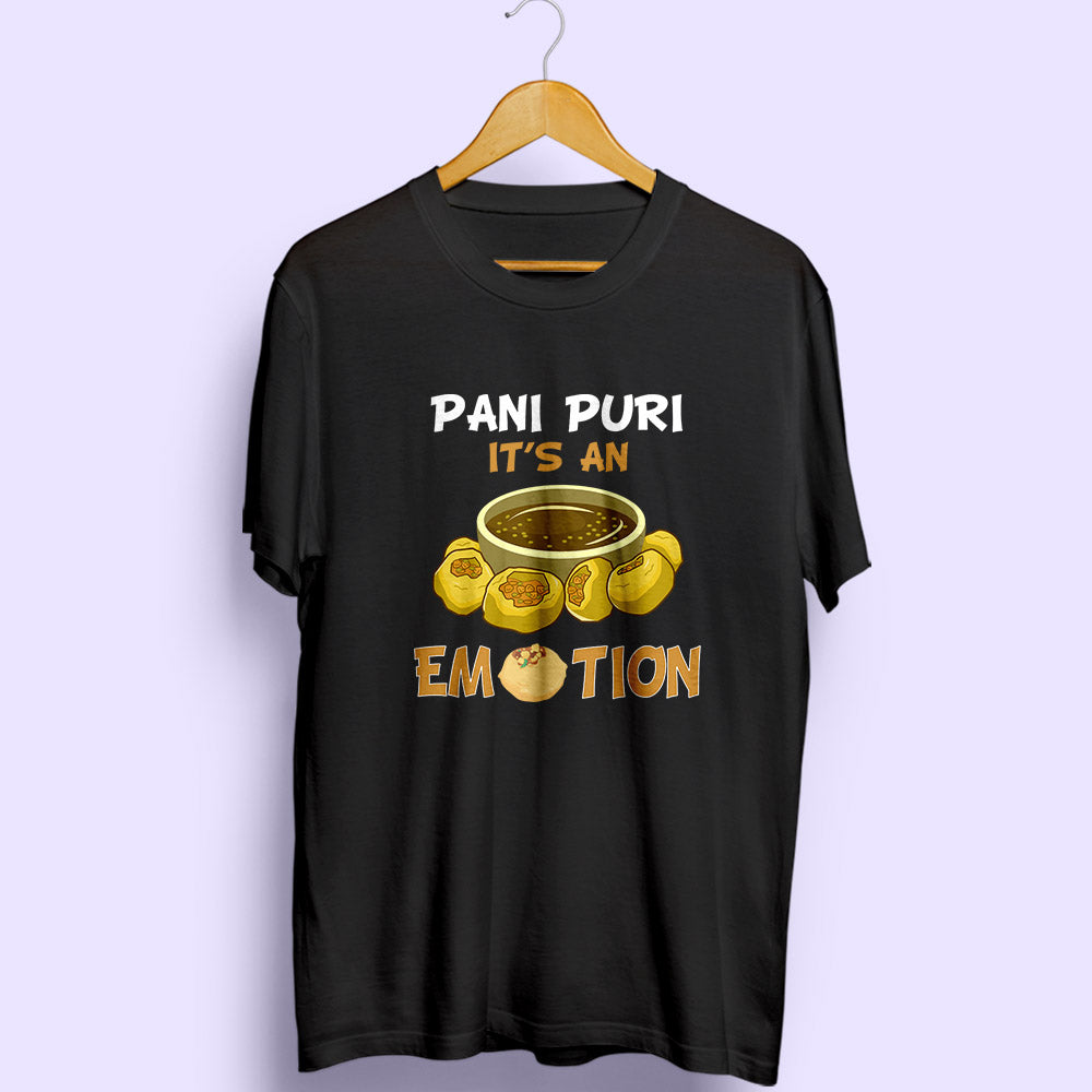 Pani Puri Emotion Half Sleeve T-Shirt - Soul & Peace