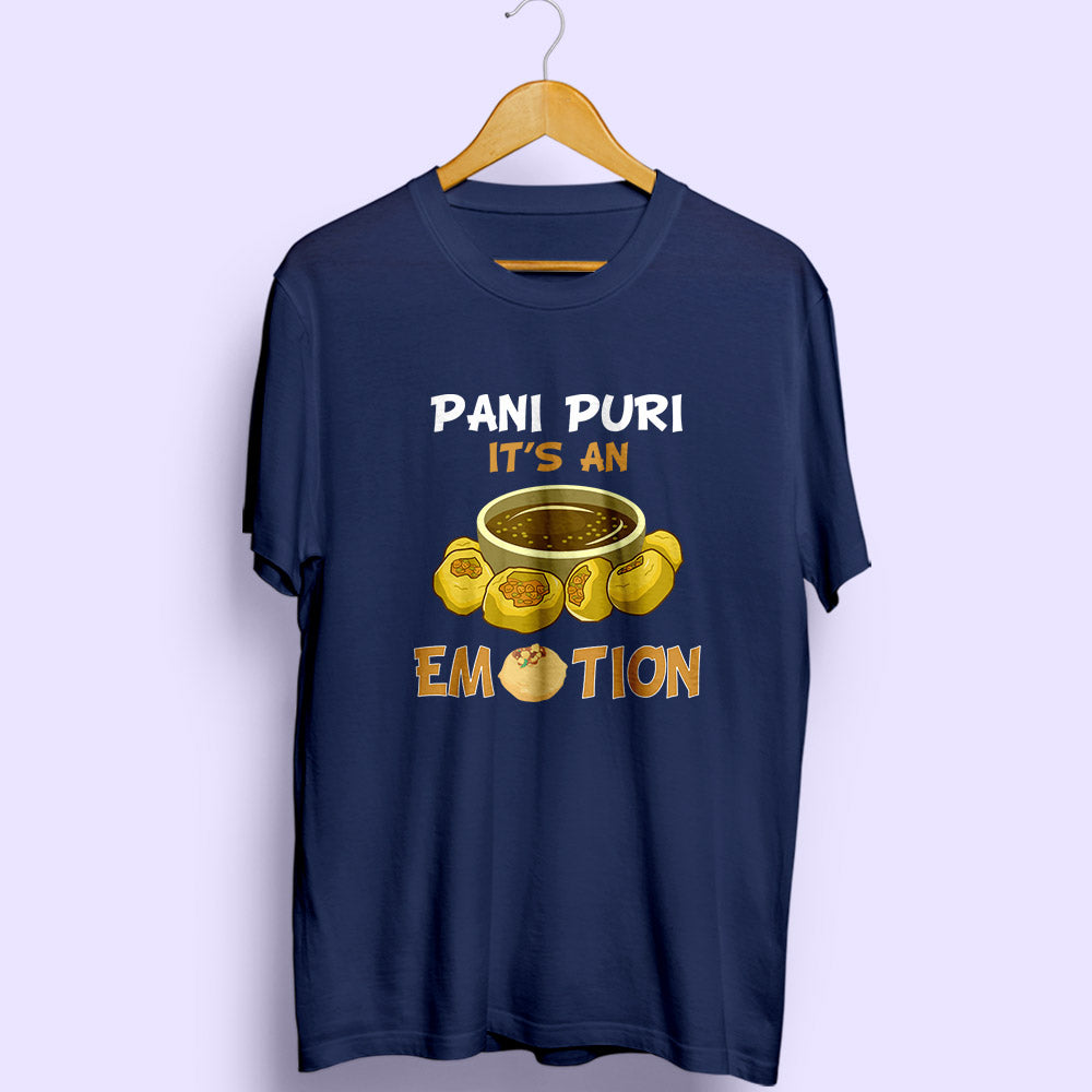 Pani Puri Emotion Half Sleeve T-Shirt - Soul & Peace