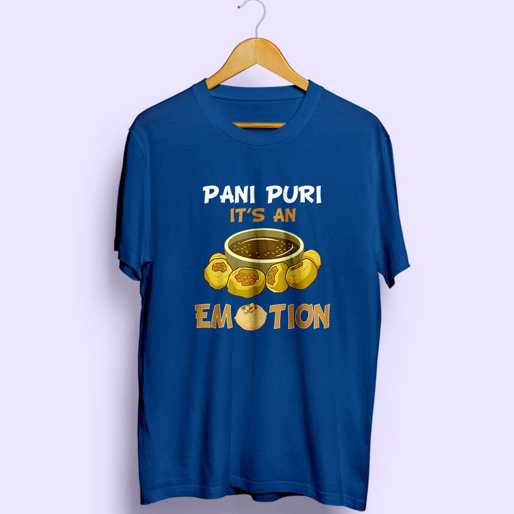 Pani Puri Emotion Half Sleeve T-Shirt - Soul & Peace
