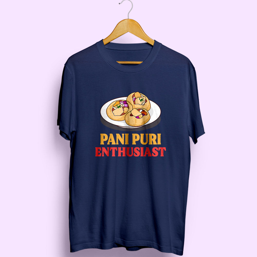 Pani Puri Enthusiast Half Sleeve T-Shirt