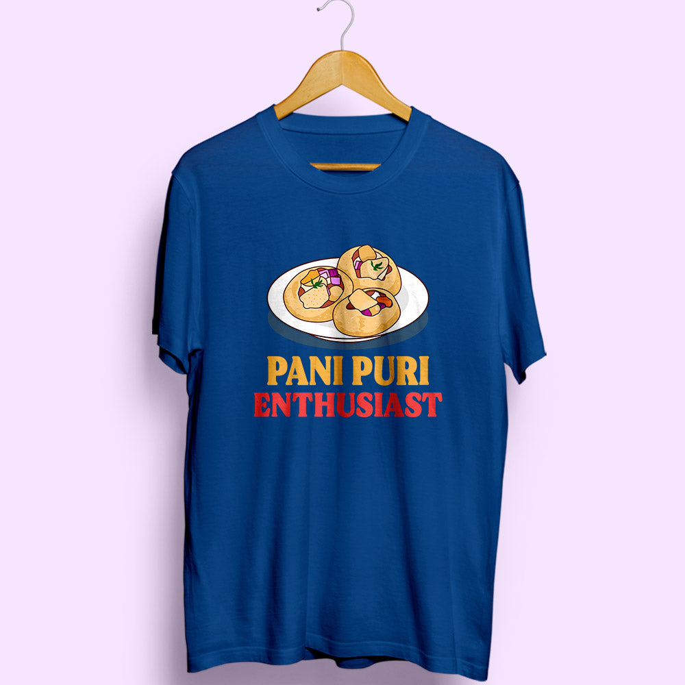 Pani Puri Enthusiast Half Sleeve T-Shirt