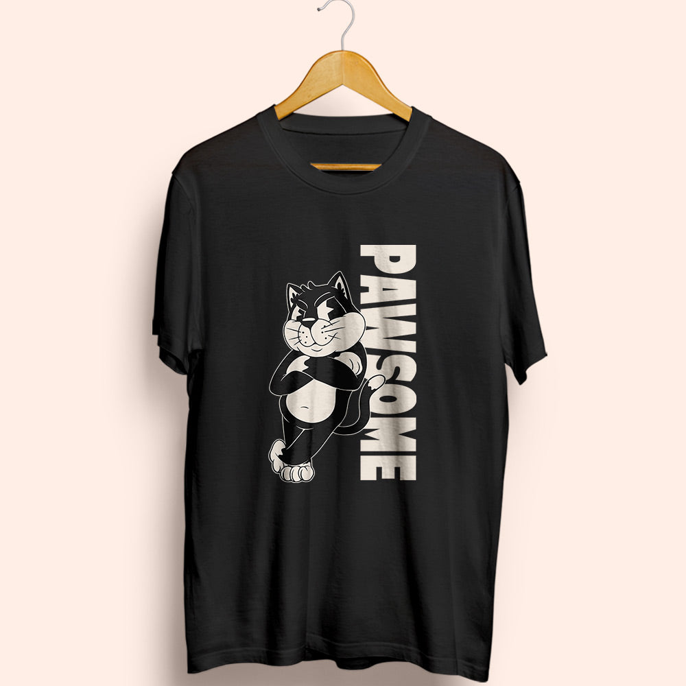 Pawsome Half Sleeve T-Shirt - Soul & Peace