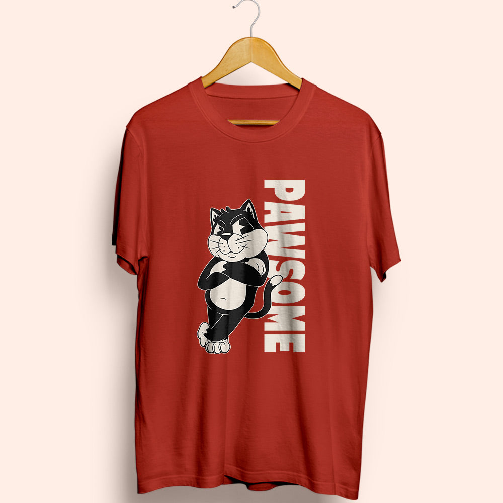 Pawsome Half Sleeve T-Shirt - Soul & Peace