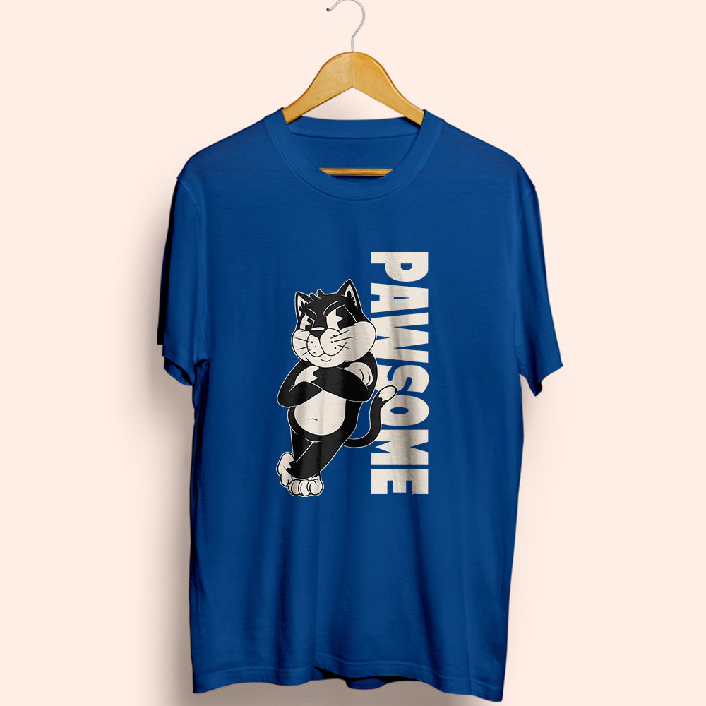 Pawsome Half Sleeve T-Shirt - Soul & Peace