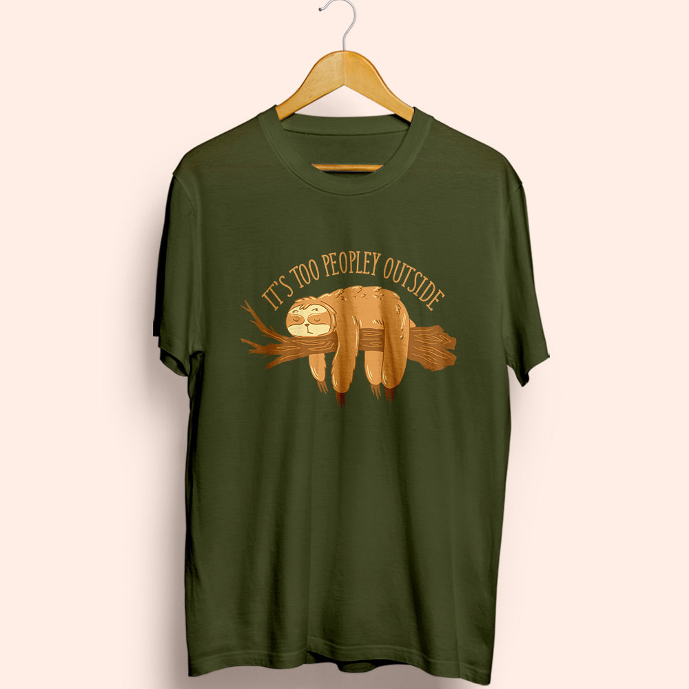 Peopley Outside Half Sleeve T-Shirt - Soul & Peace