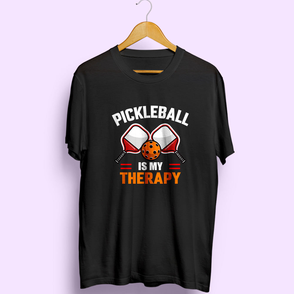 Pickleball Is My Therapy Half Sleeve T-Shirt