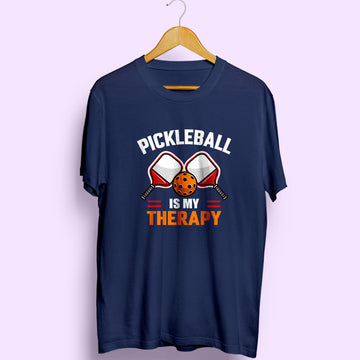 Pickleball Is My Therapy Half Sleeve T-Shirt