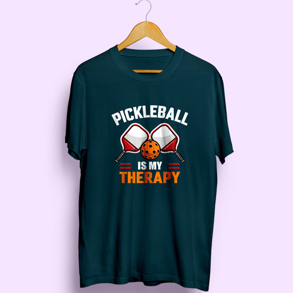 Pickleball Is My Therapy Half Sleeve T-Shirt
