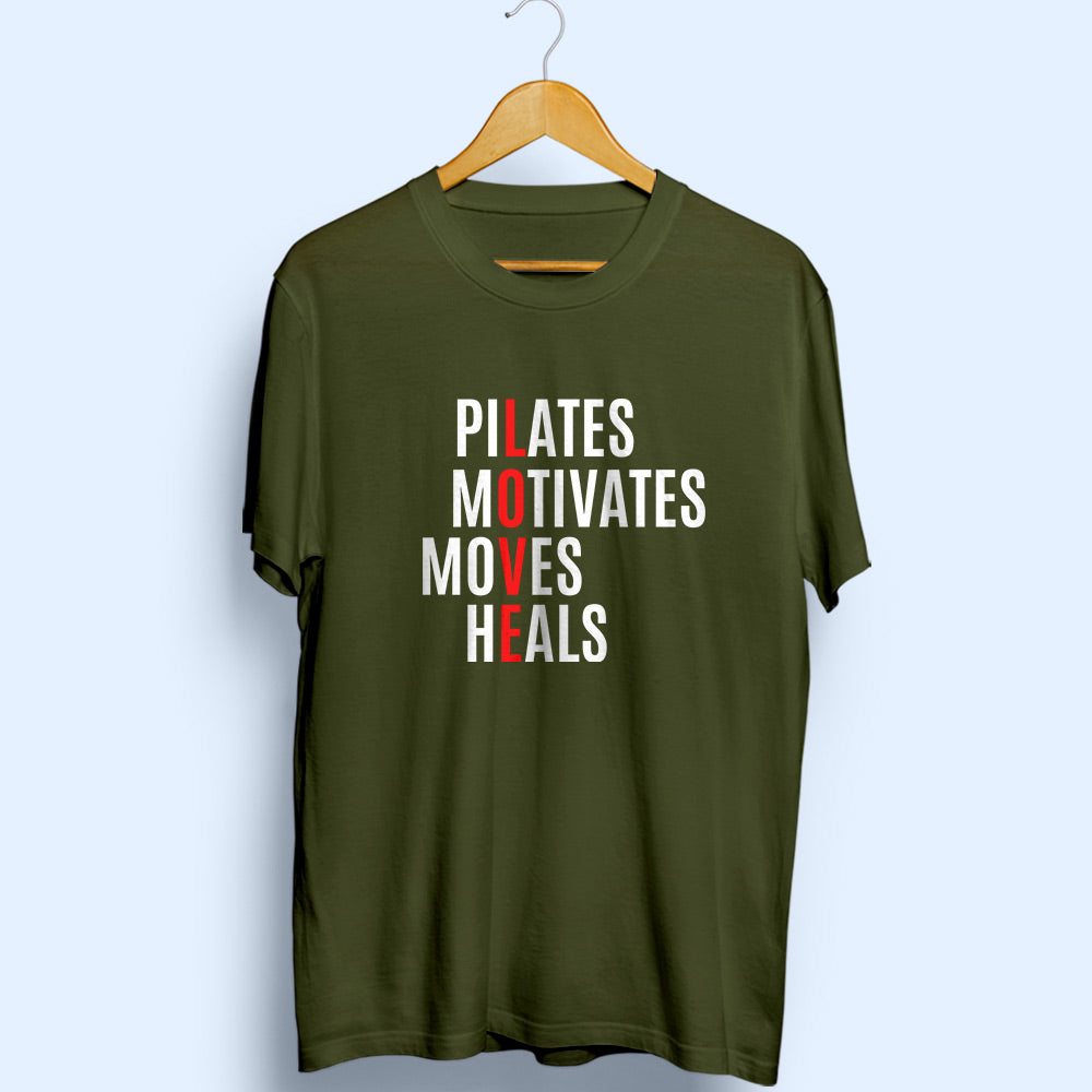 Pilates Love Half Sleeve T-Shirt