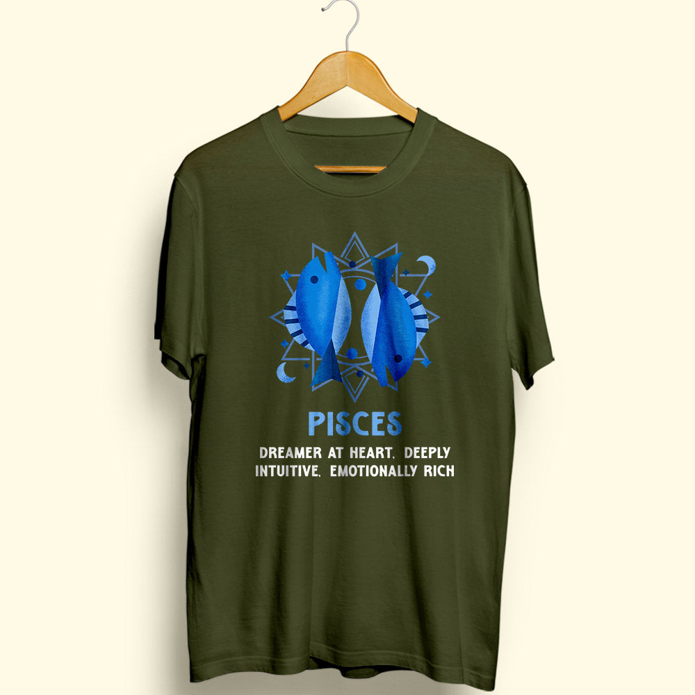 Pisces Half Sleeve T-Shirt