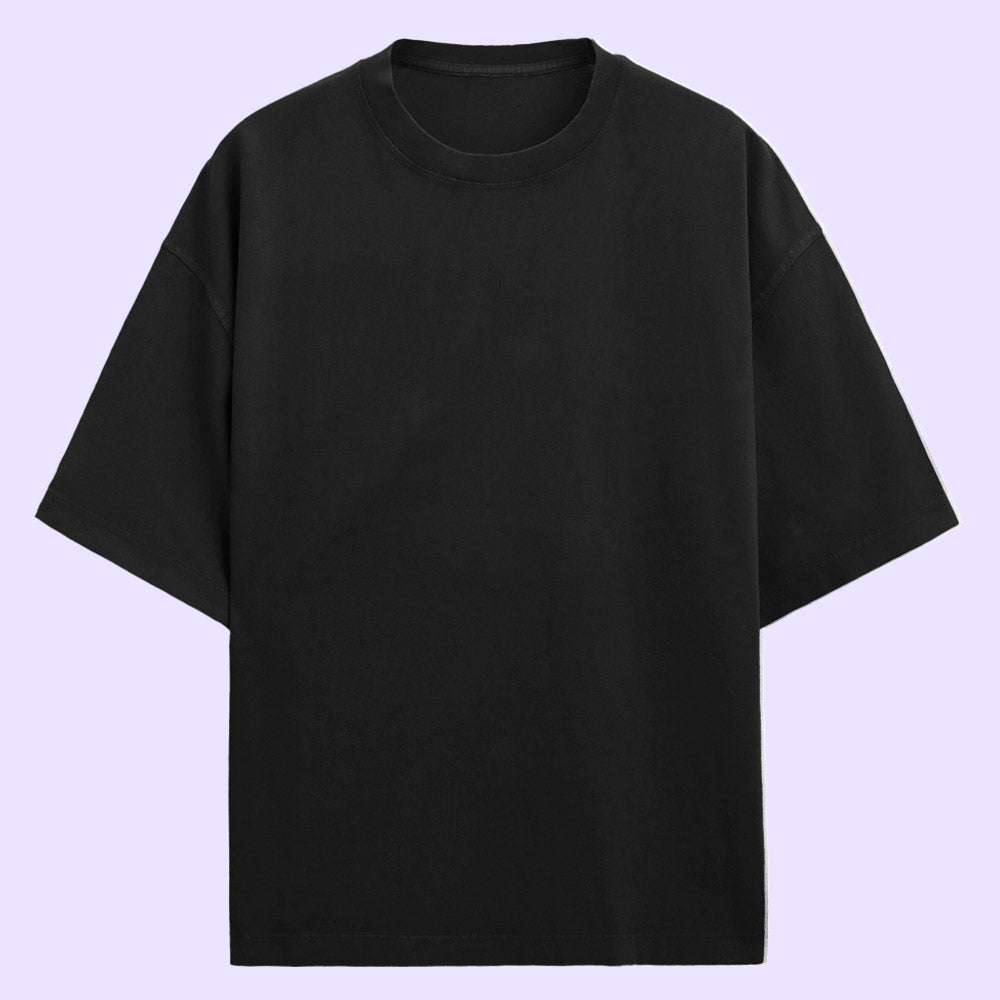 Plain Black Oversized T-Shirt