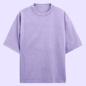 Plain Lavender Oversized T-Shirt