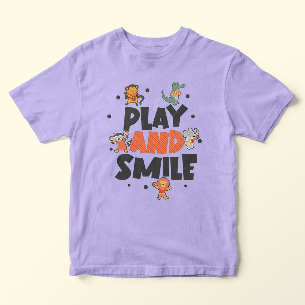 Play And Smile Kids T-Shirt