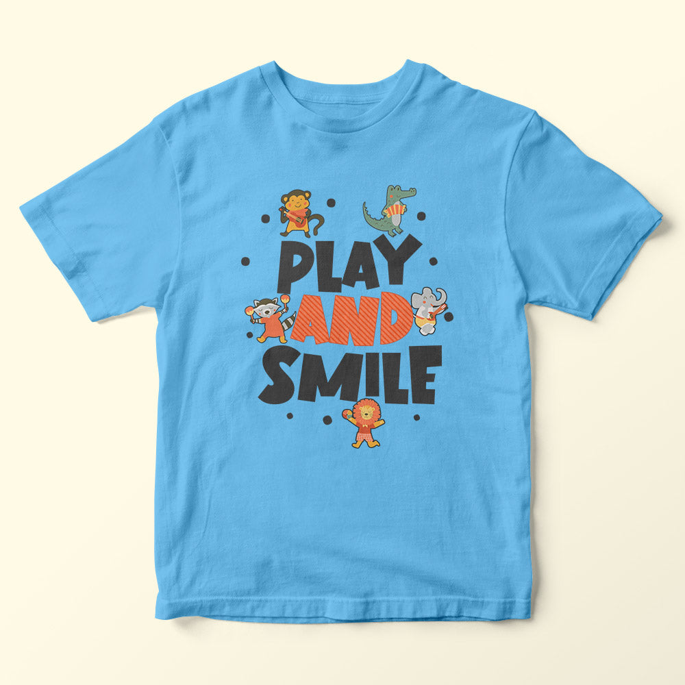 Play And Smile Kids T-Shirt