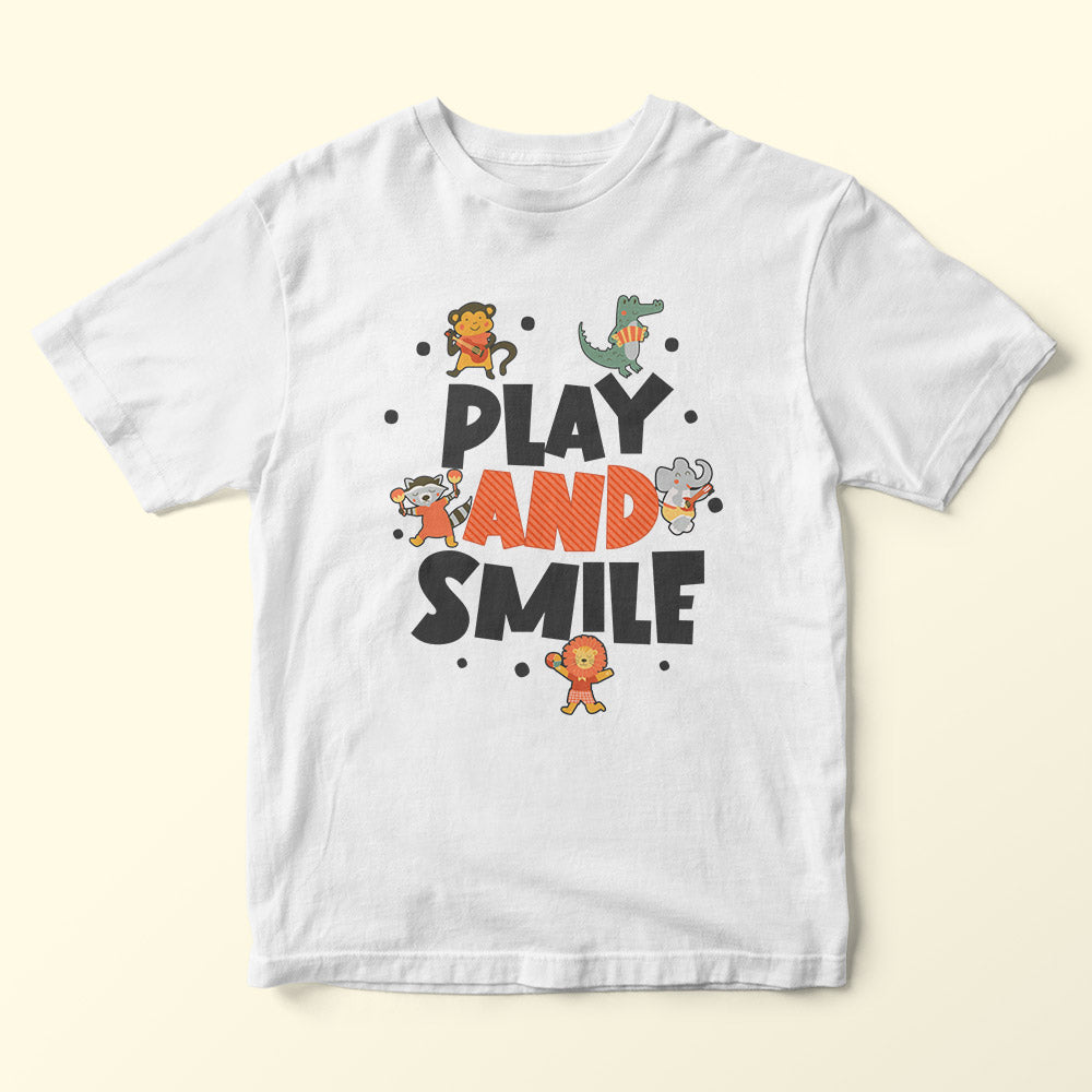 Play And Smile Kids T-Shirt