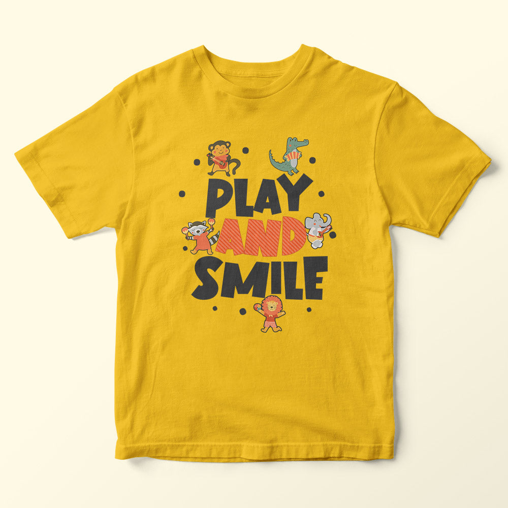 Play And Smile Kids T-Shirt
