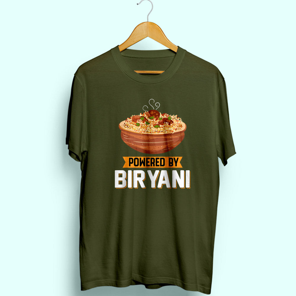 Powered By Biryani Half Sleeve T-Shirt - Soul & Peace