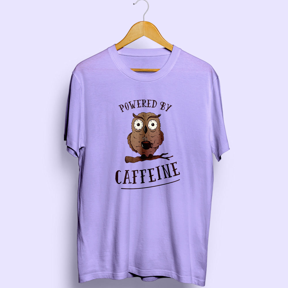 Powered By Caffeine Half Sleeve T-Shirt