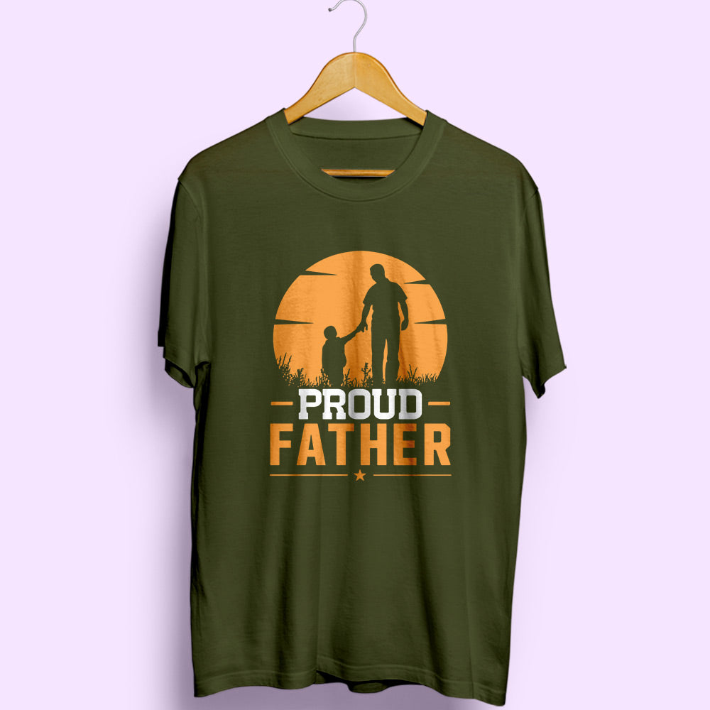 Proud Father Half Sleeve T-Shirt
