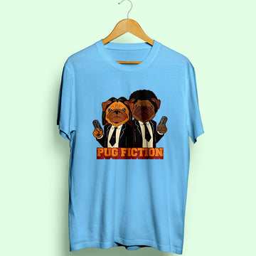 Pug Fiction Half Sleeve T-Shirt