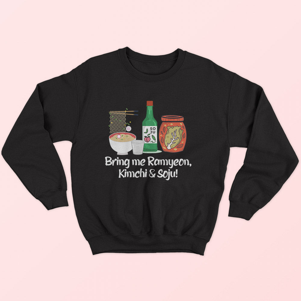 Ramyeon Kimchi Soju Sweatshirt - Soul & Peace