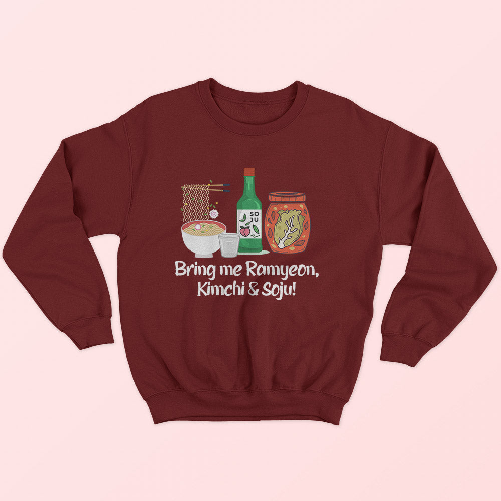 Ramyeon Kimchi Soju Sweatshirt - Soul & Peace