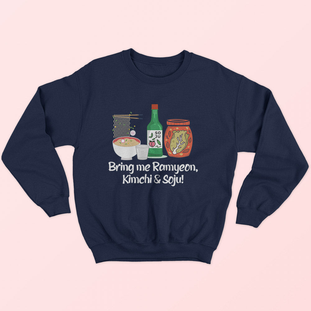 Ramyeon Kimchi Soju Sweatshirt - Soul & Peace