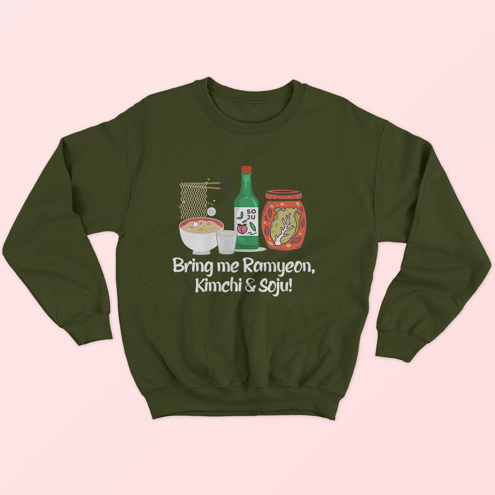 Ramyeon Kimchi Soju Sweatshirt - Soul & Peace