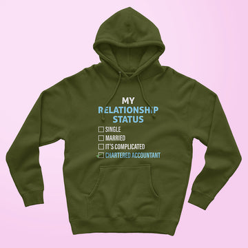 Relationship Status Chartered Accountant Unisex Hoodie