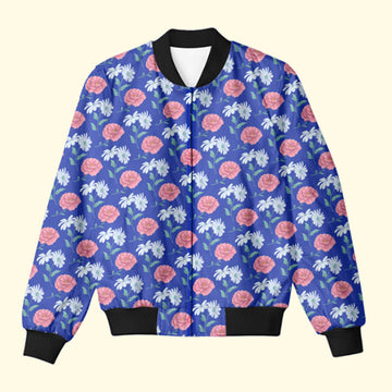 Rose Bomber Jacket