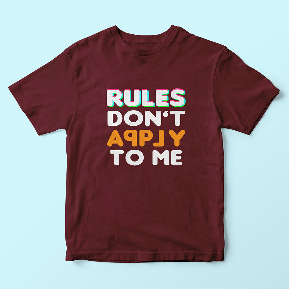 Rules Don't Apply To Me Kids T-Shirt
