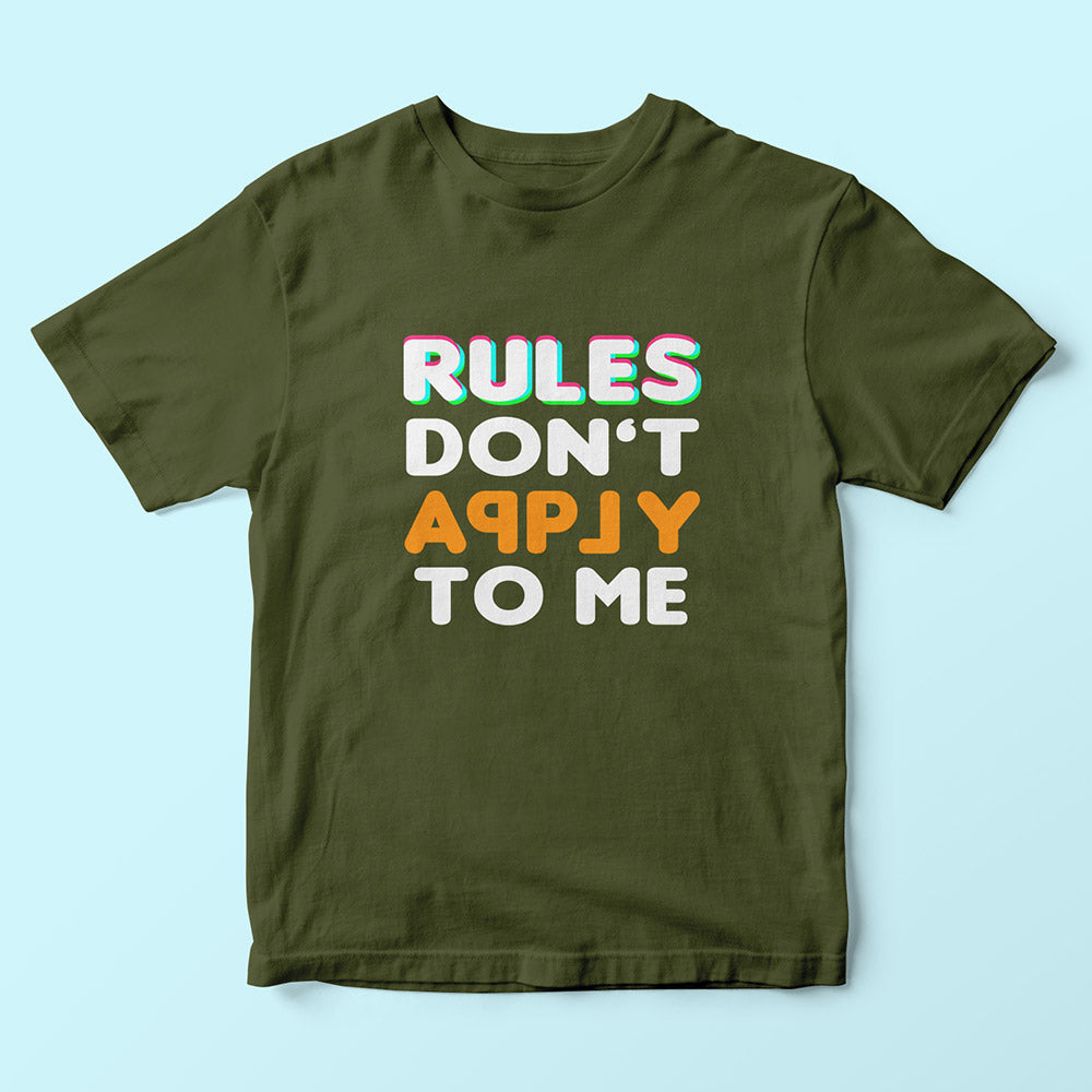 Rules Don't Apply To Me Kids T-Shirt