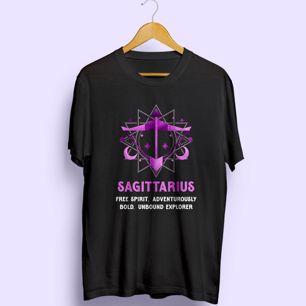 Sagittarius Half Sleeve T-Shirt